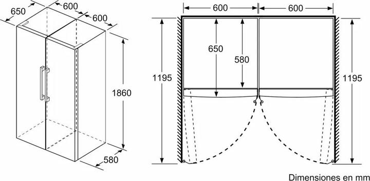 Produktbild Bosch Hausgeräte KSV36FWDP Fridge, white