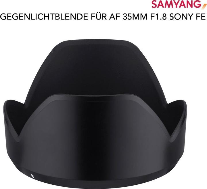 Actual product image Samyang Lens hood for AF 35mm F1.8 Sony FE