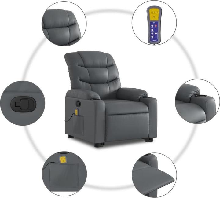 Image du produit vidaXL Massagesessel mit Aufstehhilfe