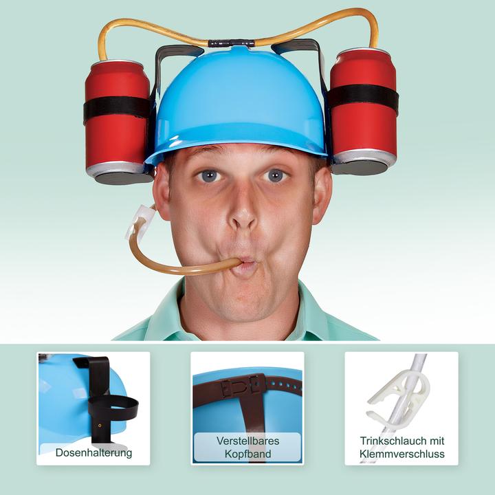 Produktbild Relaxdays Trinkhelm