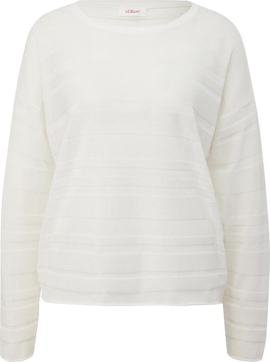 Produktbild s.Oliver Strickpullover Pullover mit Musterstruktur (40)