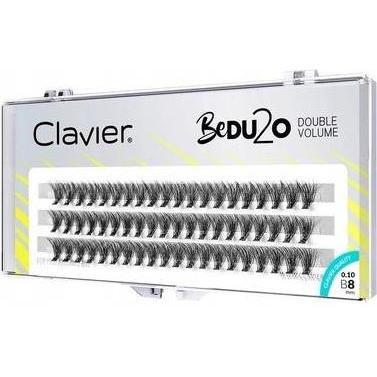 Clavier, Ciglia finte, BeDU2O Doppio Volume kępki rzęs 8mm (Ciglia artificiali)