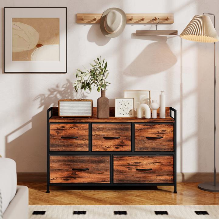 Image du produit Homcom Commode (98 x 29 x 63 cm)