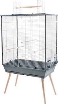 Zolux Gabbia per uccelli Neo Jili XL grigio 81x48x132cm
