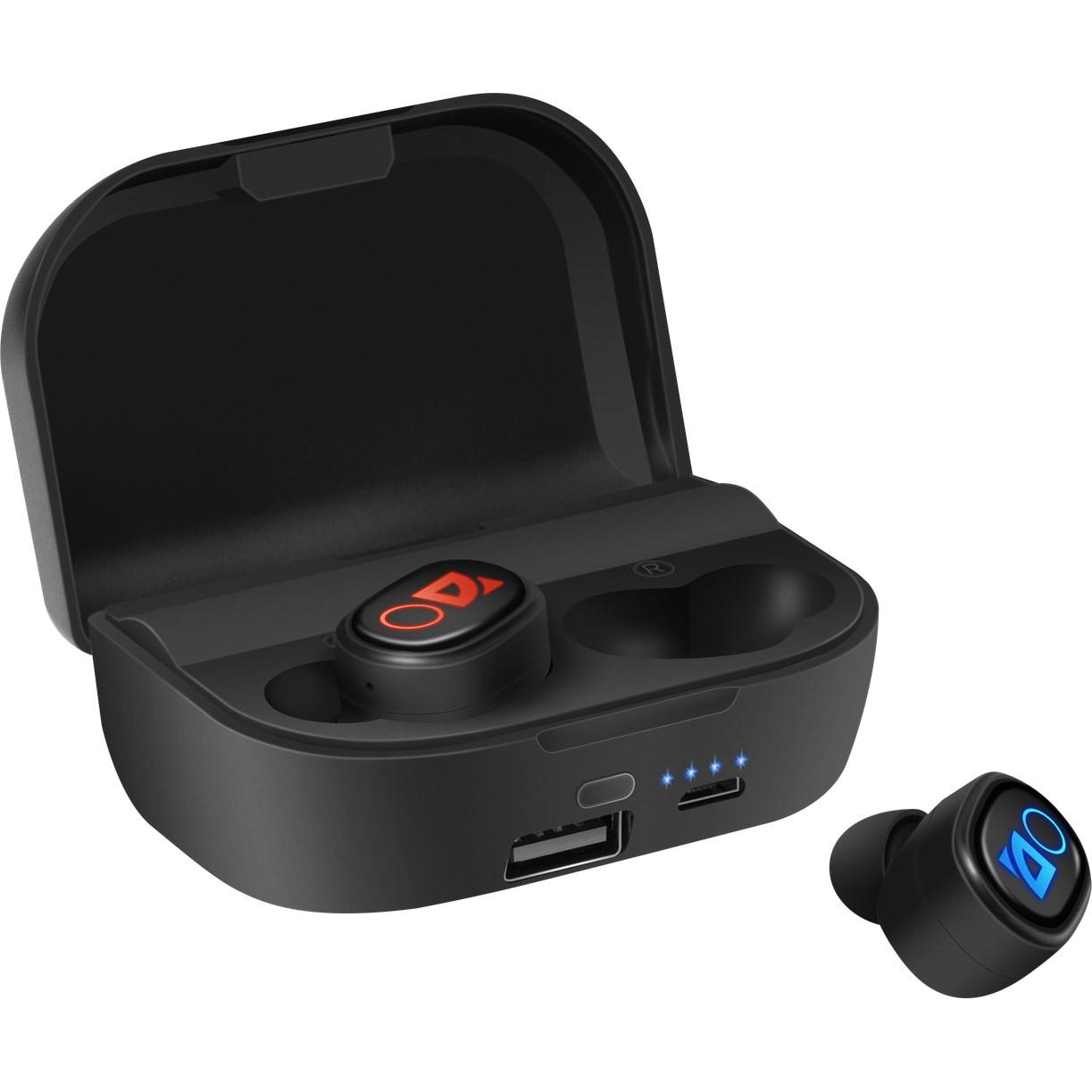 Defender Twins 639 Headset Wired & In-ear Calls/Music Micro-USB Bluetooth Black (keine Geräuschunterdrückung, 4 h, Kabel...