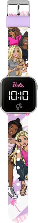 Immagine prodotto Disney Orologio per bambini Accutime Barbie con cinturino stampato a LED (Orologio digitale)