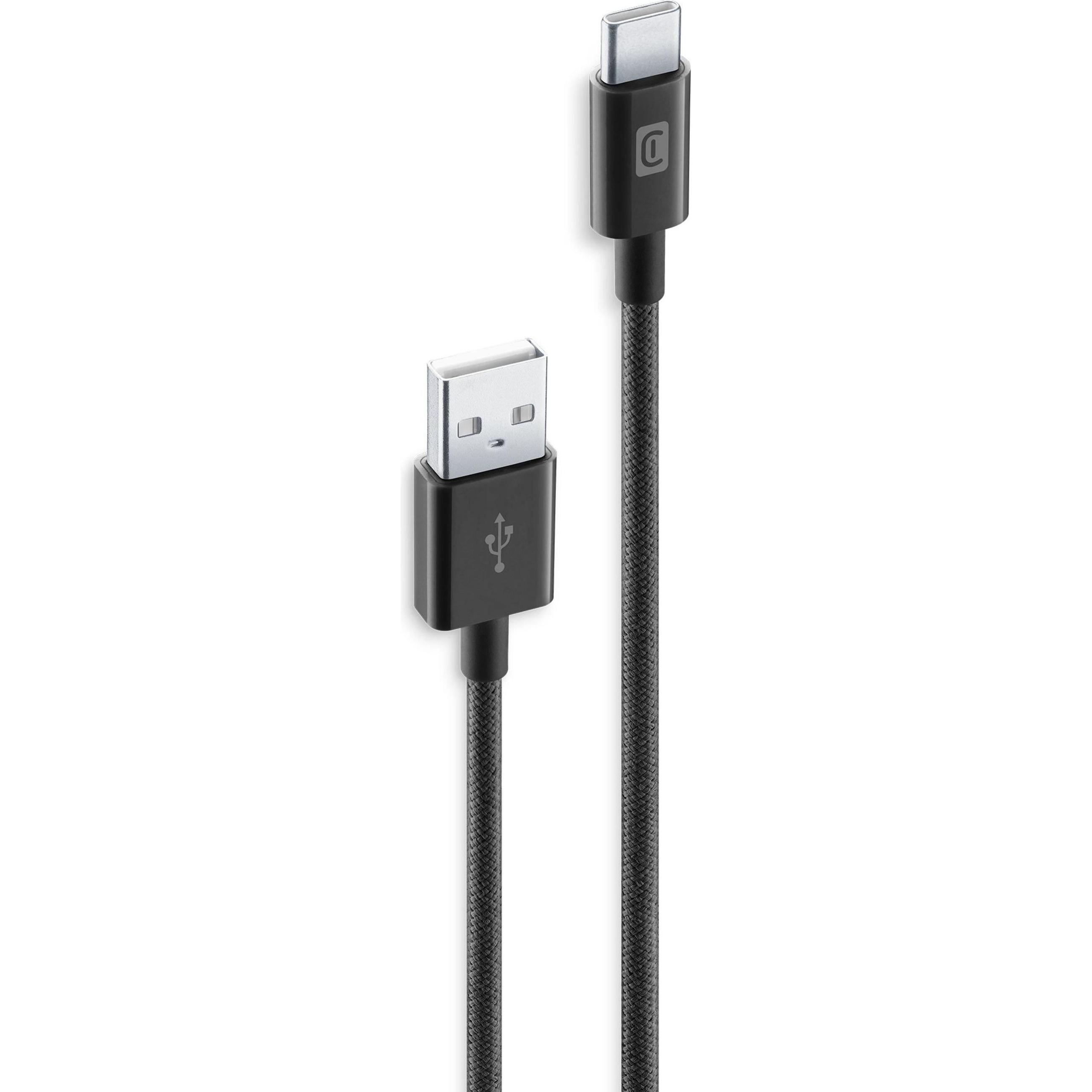 Cellularline Braided Data Cable 1,5 m (1.50 m, USB 2.0), USB Kabel