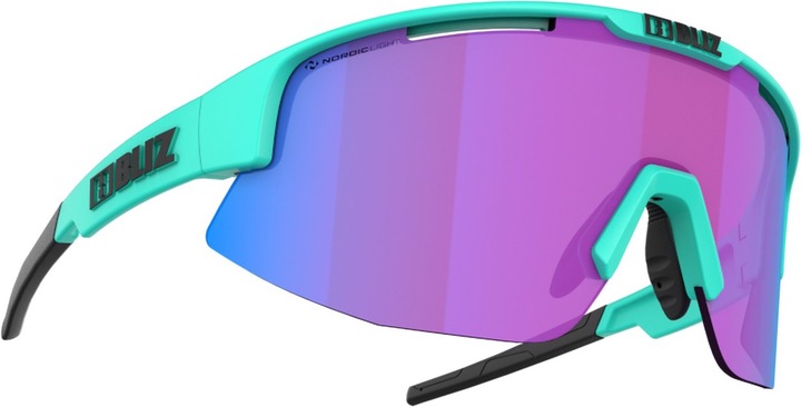 Actual product image Bliz Matrix Nano Optic Nordic Light (Matt Turquoise, Begonia, Violet w Blue Multi)