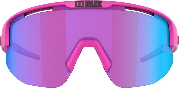 Actual product image Bliz Matrix Nano Optic Nordic Light (Matt Neon Pink, Begonia, Violet w Blue Multi)