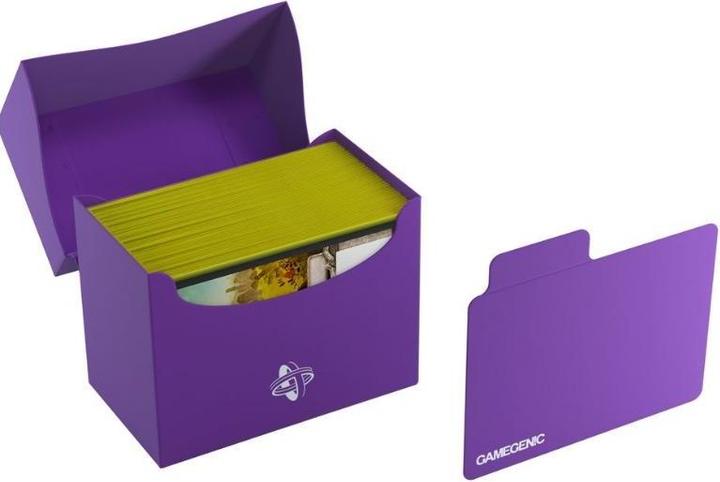 Actual product image Gamegenic GGS25047ML - Side Holder 80+ Purple Card Box