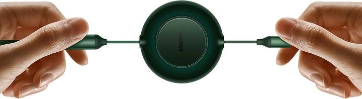 Actual product image Baseus Bright Mirror 2 Retractable Cable 3in1 Type A USB - Micro USB + Lightning + USB Type C 66W, 1 (1.10 m, USB 3.0, 66 W)