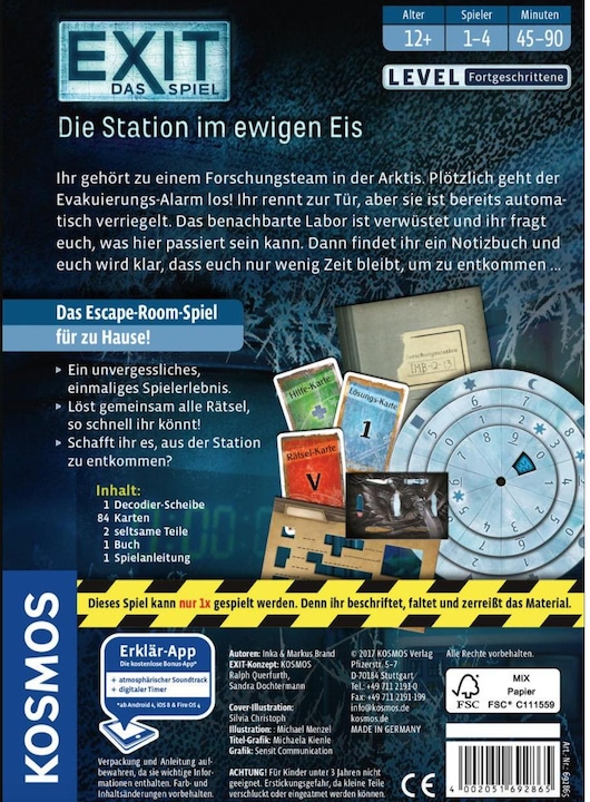 Actual product image Kosmos Exit - The station in the eternal ice (German)