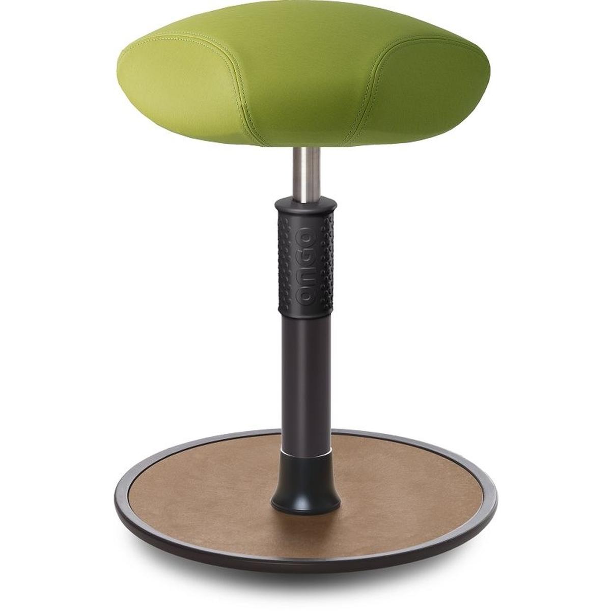 Ongo, Bürostuhl, Sitz- Stehhocker Free Regular Triangel skai Nature Base h.grün schw. /Natur