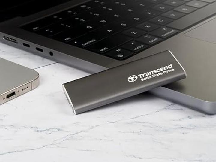 Actual product image Transcend SSD 500GB ESD265C Portable, USB 10Gbps, Type-C (0.50 TB)
