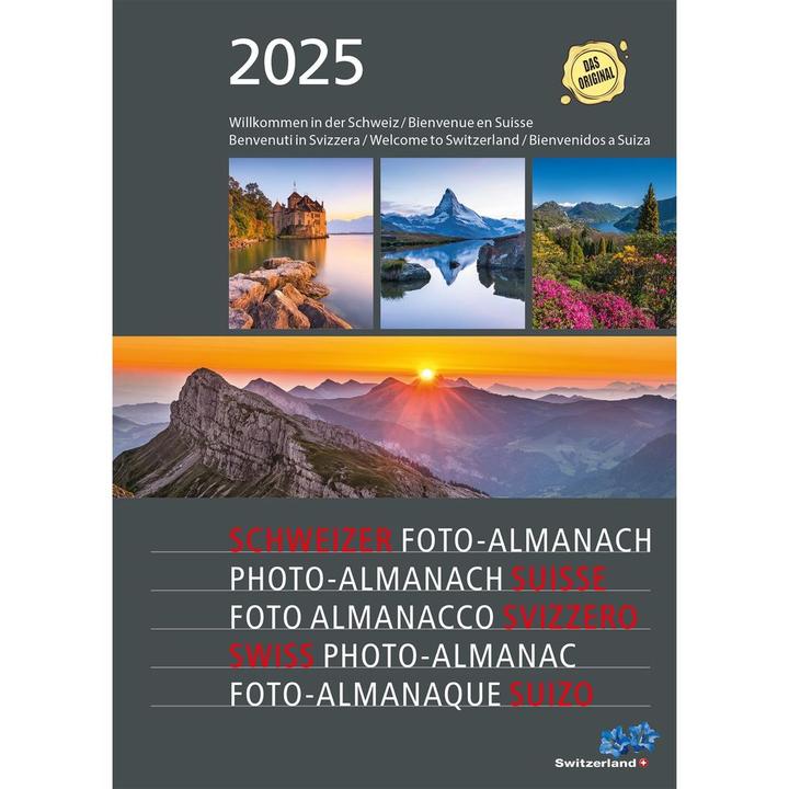 Produktbild Schweizer Foto-Almanach (15 x 21 cm, Harter Einband, Deutsch, Französisch, Spanisch, Italienisch, Englisch)