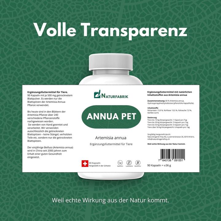 Produktbild Naturfabrik Annua Pet 90 Kapseln