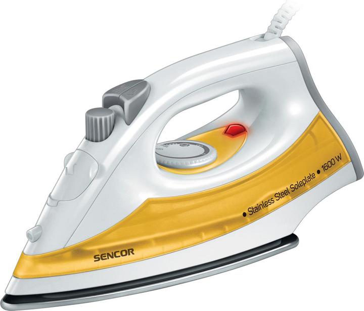 Sencor SSI 2028YL iron Dry & Steam iron Stainless Steel soleplate Orange, White