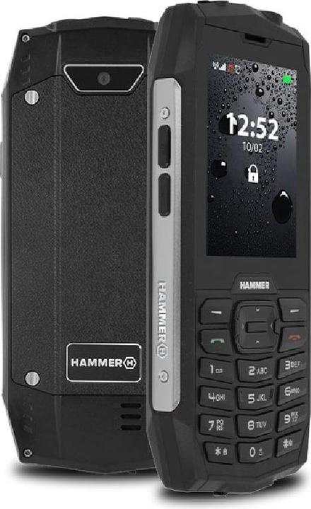 Actual product image Myphone HAMMER 4 (2.8 inch) feature phone (Black, Dual SIM, 2G)