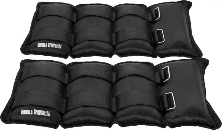 Produktbild Gorilla Sports Gewichtsmanschetten (2 x 2.5 kg)