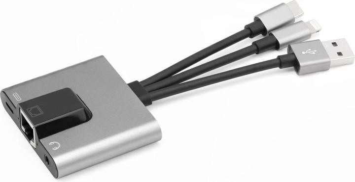 PowerGuard Multiport Adapter (USB-A, Lightning, USB Typ C, 3.5mm Klinke)