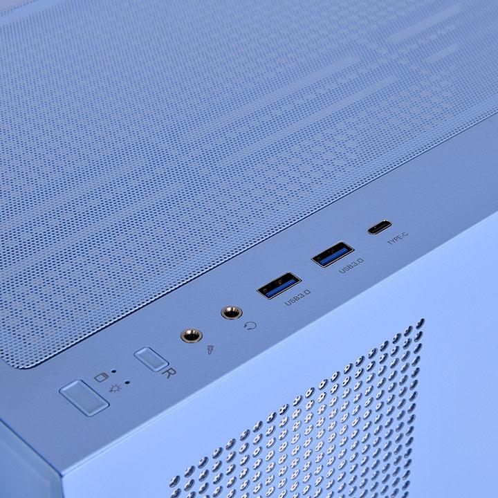 Produktbild Thermaltake View 270 Plus TG ARGB Hydrangea Blue (Mini-ITX, mATX, ATX)