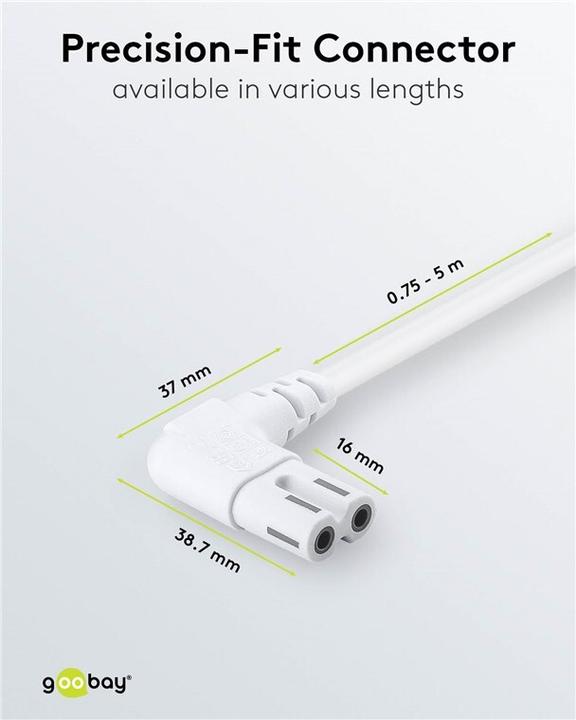 Produktbild Goobay CEE 7/16 – C7 (1.50 m)