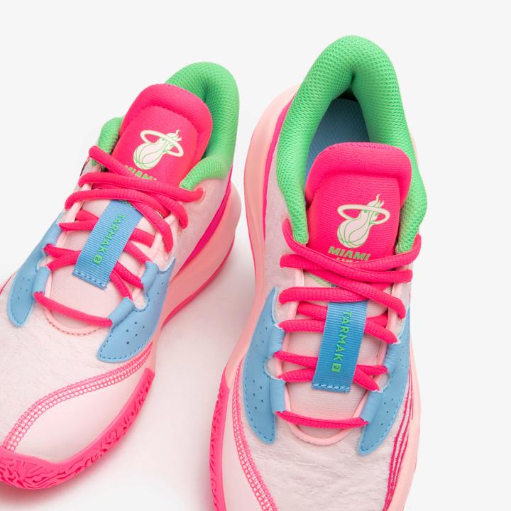 Actual product image Tarmak Kids Basketball Shoes Low NBA Miami Heat - Fast 900 Low-1 pink (39)