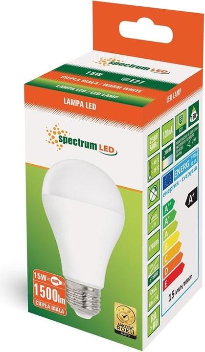 Produktbild LED GLS E-27 230V 15W WW (E27, 1500 lm)