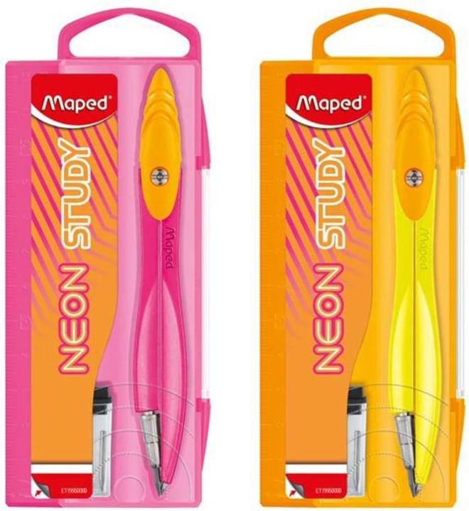 Actual product image Maped Study Neon Kompass mit Einsätzen