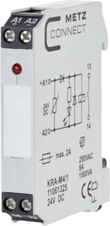 Actual product image Metz Connect KRA-M4/1. product color: white, operating temperature range: -20