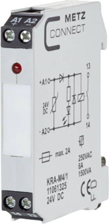 Produktbild Metz Connect KRA-M4/1. Produktfarbe: Weiss, Temperaturbereich in Betrieb: -20