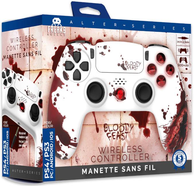 Immagine prodotto Freaks and Geeks FREAKS Alter Series PS4/PS3 Controller Wireless Bloody Feast (PS3, PS4)
