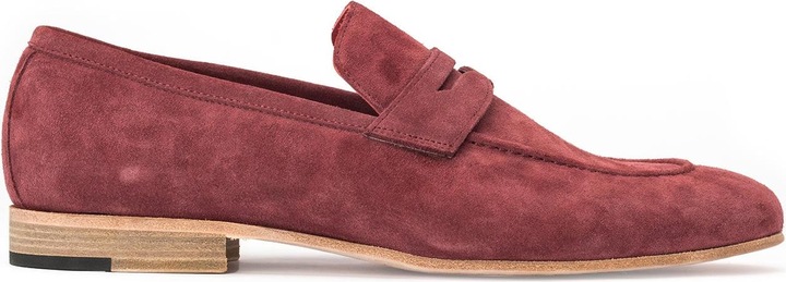 Alexander 1910 Cannes Moccasin - Bordeaux Suede (44)