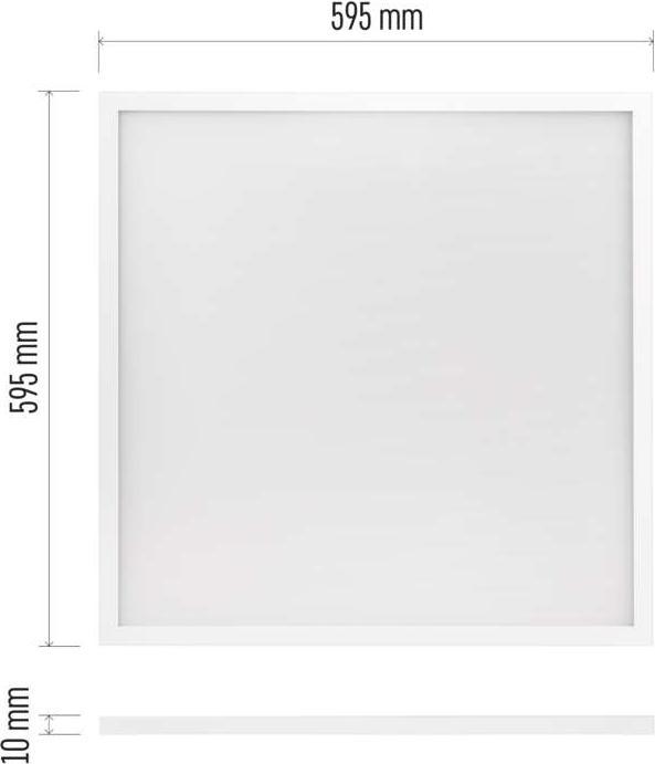 Produktbild Emos LED Einbauleuchte 60x60, quadr., weiss, 40W neutralw. UGR (3700 lm)