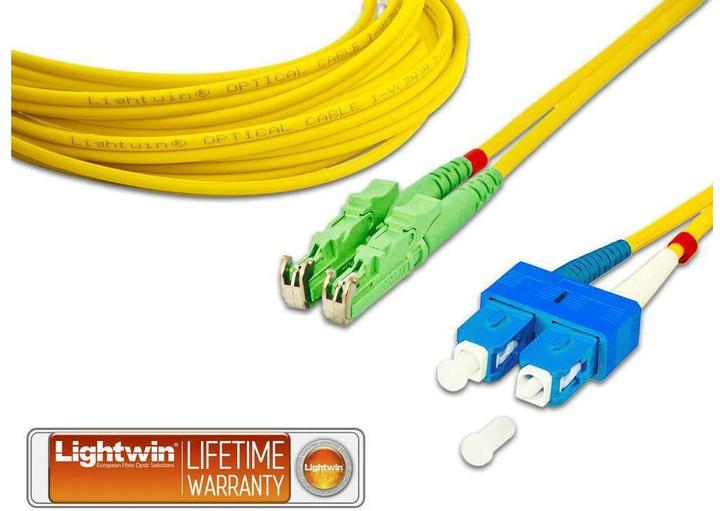 Actual product image Lightwin LWL Duplex Patch Cable (CAT7, 1 m)