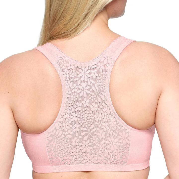 Actual product image Glamorise Rame Front Close Cotton Bra (85 E)