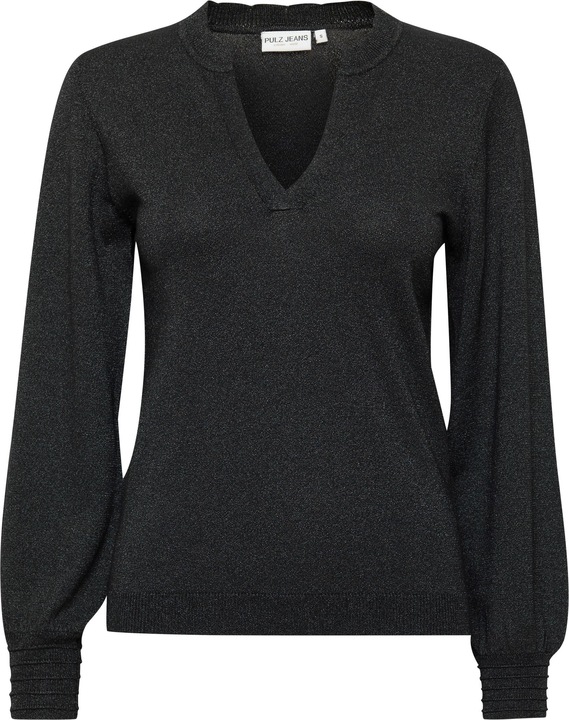 Produktbild Pulz Jeans Pulz - PZSARA Vneck Glitter Pullover - Pullover - 50207855 (S)