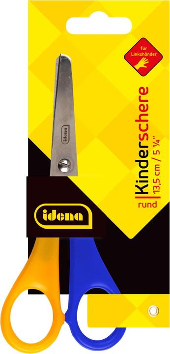 Image du produit Idena Ciseaux enfants ronds 5 1/4",pour gauchers (13.50 cm)