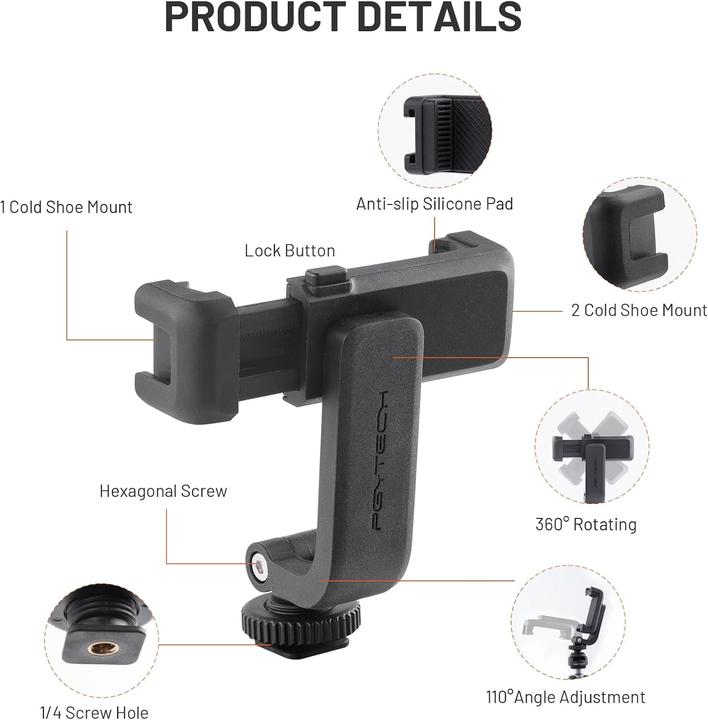 Produktbild Pgytech Cold Shoe Handyhalterung