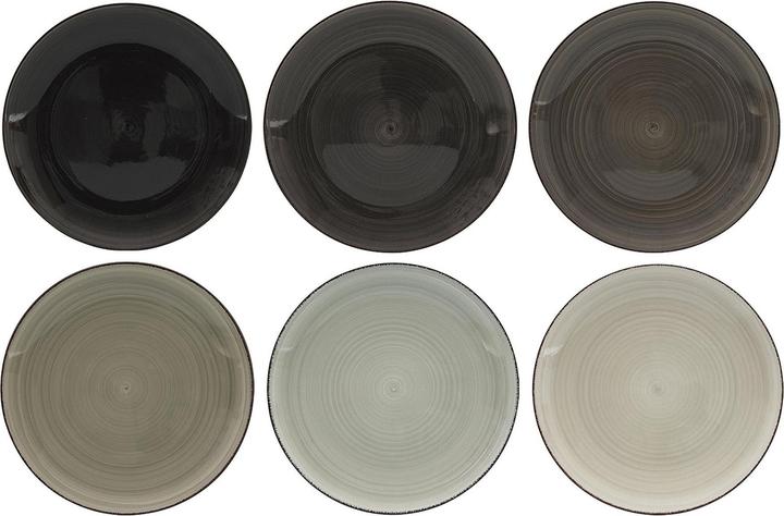 Tavola Teller flach 26,5cm farb. sort