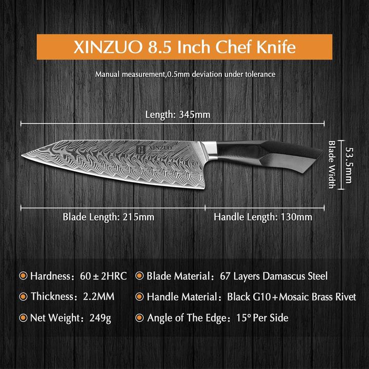 Produktbild Xinzuo Kiritsuke Kochmesser (21.50 cm)
