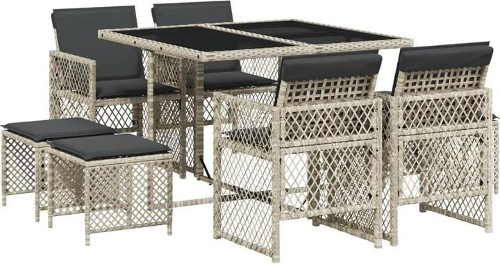 Produktbild vidaXL Garten Essgruppe (110 x 106 x 73 cm)