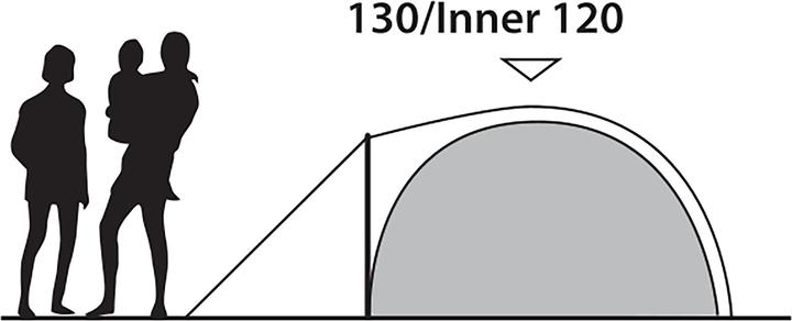Immagine prodotto Outwell Cloud 3 (Tenda a cupola, 5.20 kg, 3 persone)