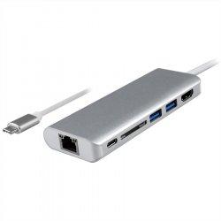 Produktbild Roline Docking Station USB Typ C - HDMI (USB-C, 2 Ports)