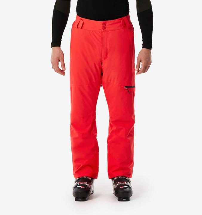 Wedze Men's warm and adjustable ski trousers 500 red (XXL)
