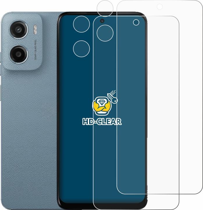 Produktbild BROTECT Schutzfolie Displayschutz Displayschutzfolie Folie Klar Transparent (2 Stück, Motorola Moto E)