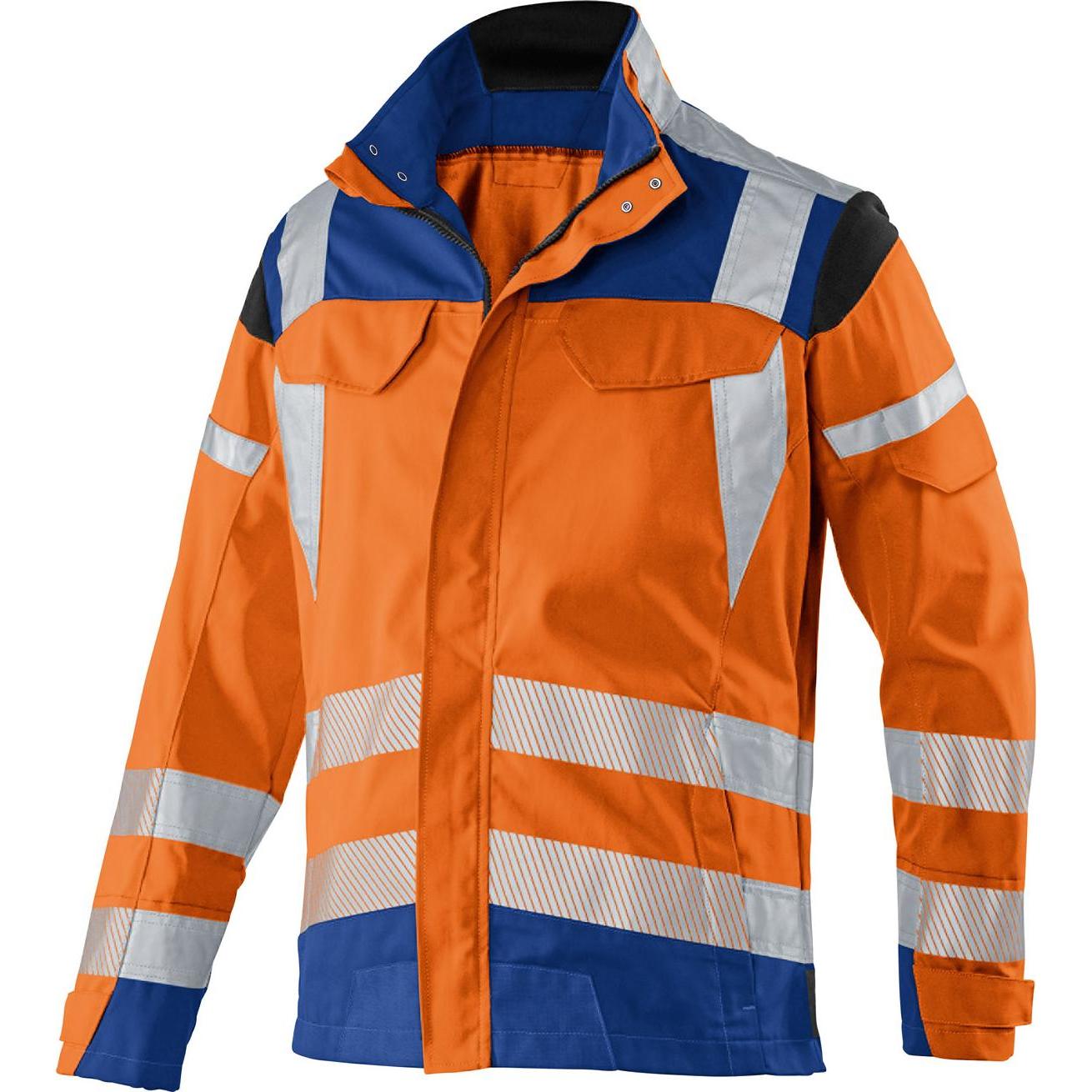 Kübler, Arbeitsjacke, unisex Warnjacke REFLECTIQ orange, kornblau Grösse 102 (102)