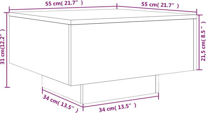 Productafbeelding VidaXL Jasko (55 x 55 x 31 cm)