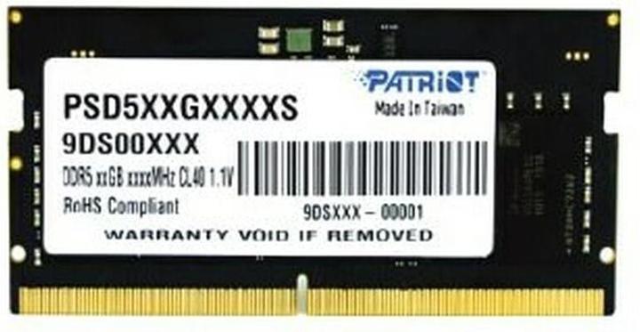 Immagine prodotto Patriot SO-DIMM DDR4 32GB 3200MHz Bulk Hynix Chip (1 x 32GB, 3200 MHz, DDR4-RAM, SO-DIMM)