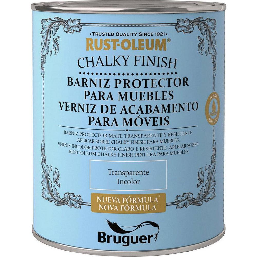 Bruguer, Colore + Vernice per fai da te, Rust-Oleum Vernice per Mobili Trasparente Opaco 750 Ml (750 ml)